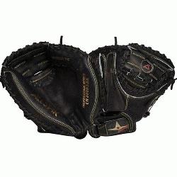 ng the Allstar Catchers Mitt CM3000SBK Pro, a 33.5-inch, right-handed throw mitt designed for exc